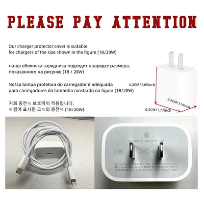 Bubu Dudu Couple Baby Bear Panda Protection Case for IPhone 15 14 13 Pro Max 18/20W Charger&Charging Protector Data Wire Winder