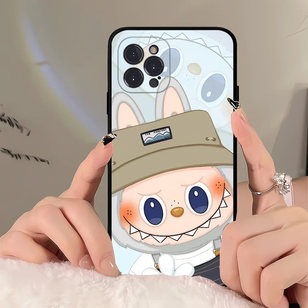 LUBUBU C-cUTE Phone Case For IPhone 15 14 11 12 13 Mini Pro XS Max Cover 6 7 8 Plus X XR SE 2020 Funda Shell