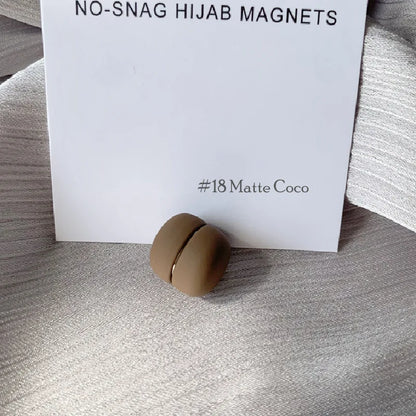 Strong Metal Plating Magnetic Hijab Clip Safe Hijab Brooch Scarf Accessories No Hole Pins Brooch Magnet Muslim Scarf Jewelry Set