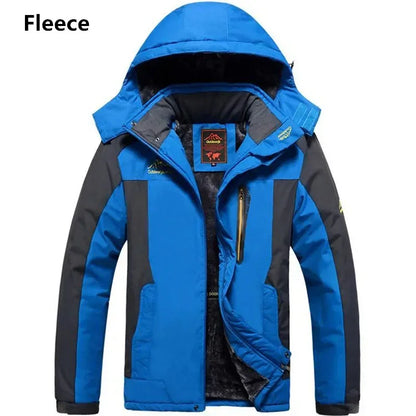 2024 Winter Jacket Men Thick Warm Waterproof Hooded Parka Coat Windbreaker Military Fleece Jacket PlusSize 9XL Jaqueta Masculina