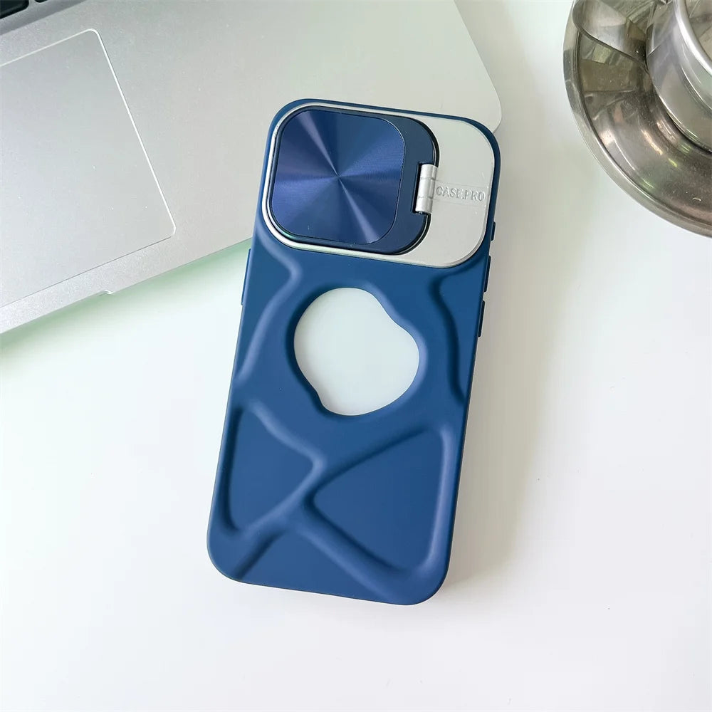 Fashion Logo Hole Magnetic Case for iPhone