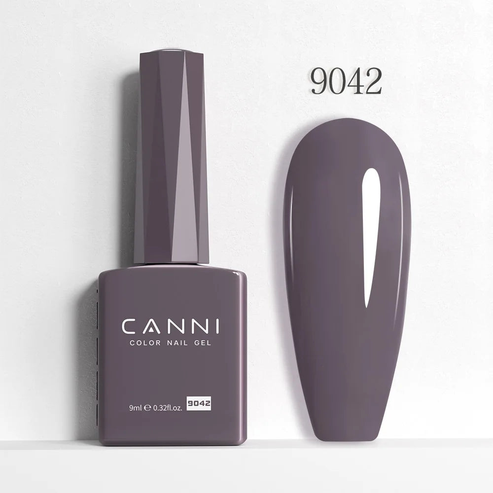 CANNI Hema Free Nail Gel Polish Christmas Red Color Collection Semi Permanent Nail Dehydrator Primer 9ml French Gorgeous Color