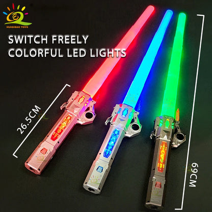 Retractable Lightsaber Finger Rotating Laser Sword Flash Luminous