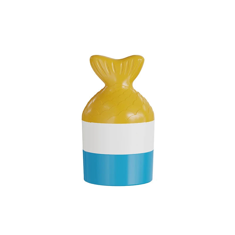 Silicone Suncream Roller Applicator Refillable Oval Isolation Lotion Cream Bottles Stitching Color Cosmetics Tool Travel