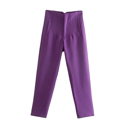 TRAF Fashion Office Wear High waist Pants for Women