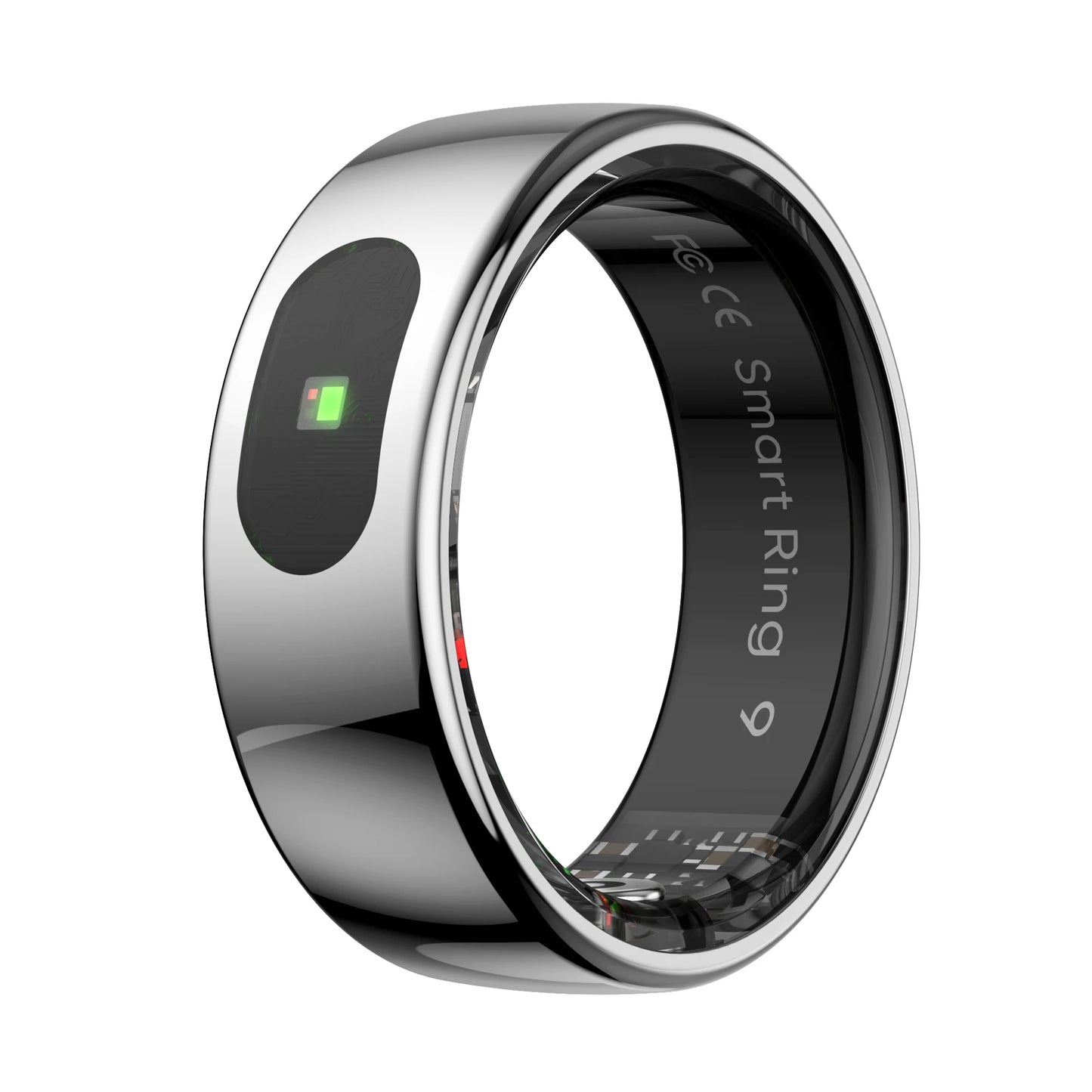 AI Smart Ring - Electronic Temperature, Sleep, Swimming, Blood & Pressure Monitor - Android IOS