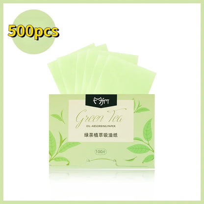 5 Box Matte Face Wipes Oil Control Oil-absorbing Face Cleaning Beauty Makeup Tools Accessories Facial Oil Blotting Sheets Paper