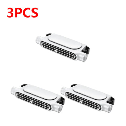 1-5PCS Car Headrest Cooling Air Fan 3 Speeds Adjustable Car Interior Rear Headrest Fan Cooler Air Cooling Fan Car Accessories