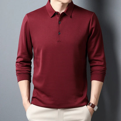 Men's Business Casual Long Sleeve T-shirt