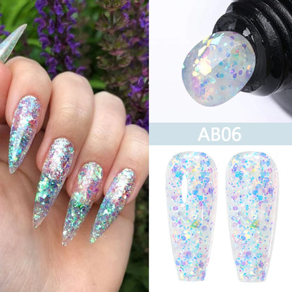 BORN PRETTY Nail Rhinestone Glue 30ML Gel Nail Glue for Nail Charm 3D Nails Bling Gel for Decoration Nails Gems Nail supplies