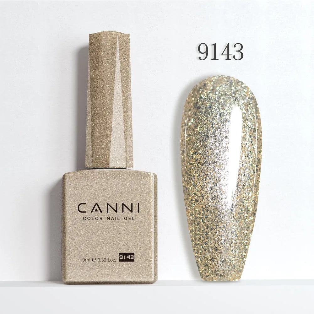 CANNI Hema Free Nail Gel Polish Christmas Red Color Collection Semi Permanent Nail Dehydrator Primer 9ml French Gorgeous Color