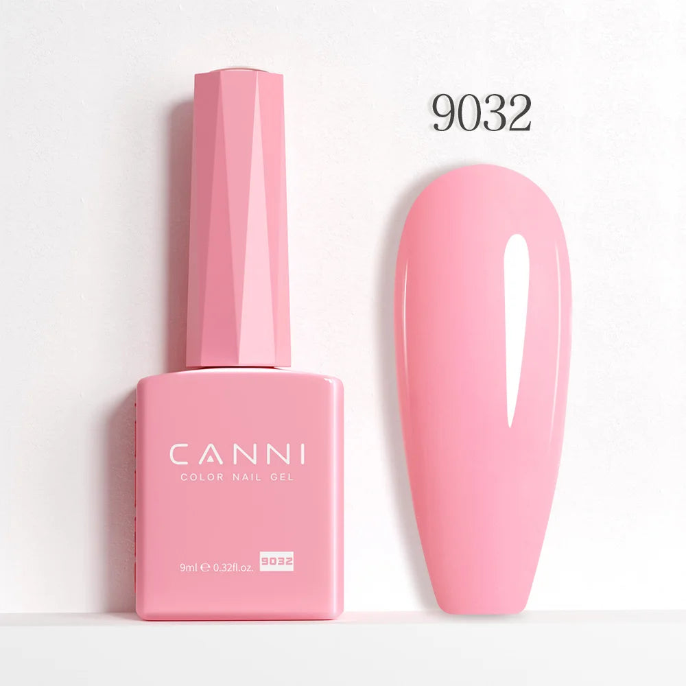 CANNI Hema Free Nail Gel Polish Christmas Red Color Collection Semi Permanent Nail Dehydrator Primer 9ml French Gorgeous Color