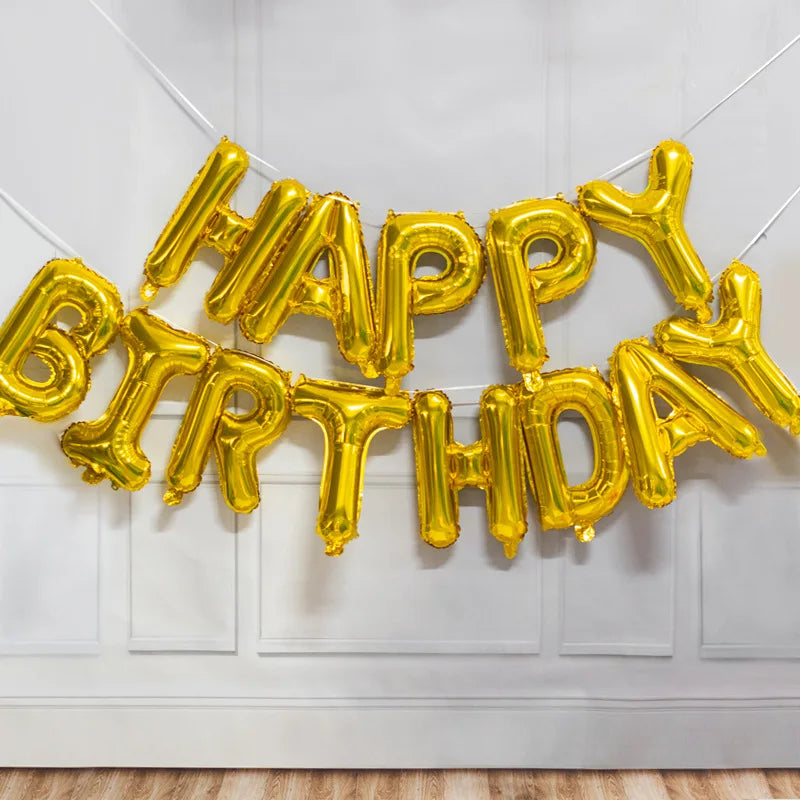 Balloons Party Supplies Birthday Decoration Happy Anniversary Baby Shower ]