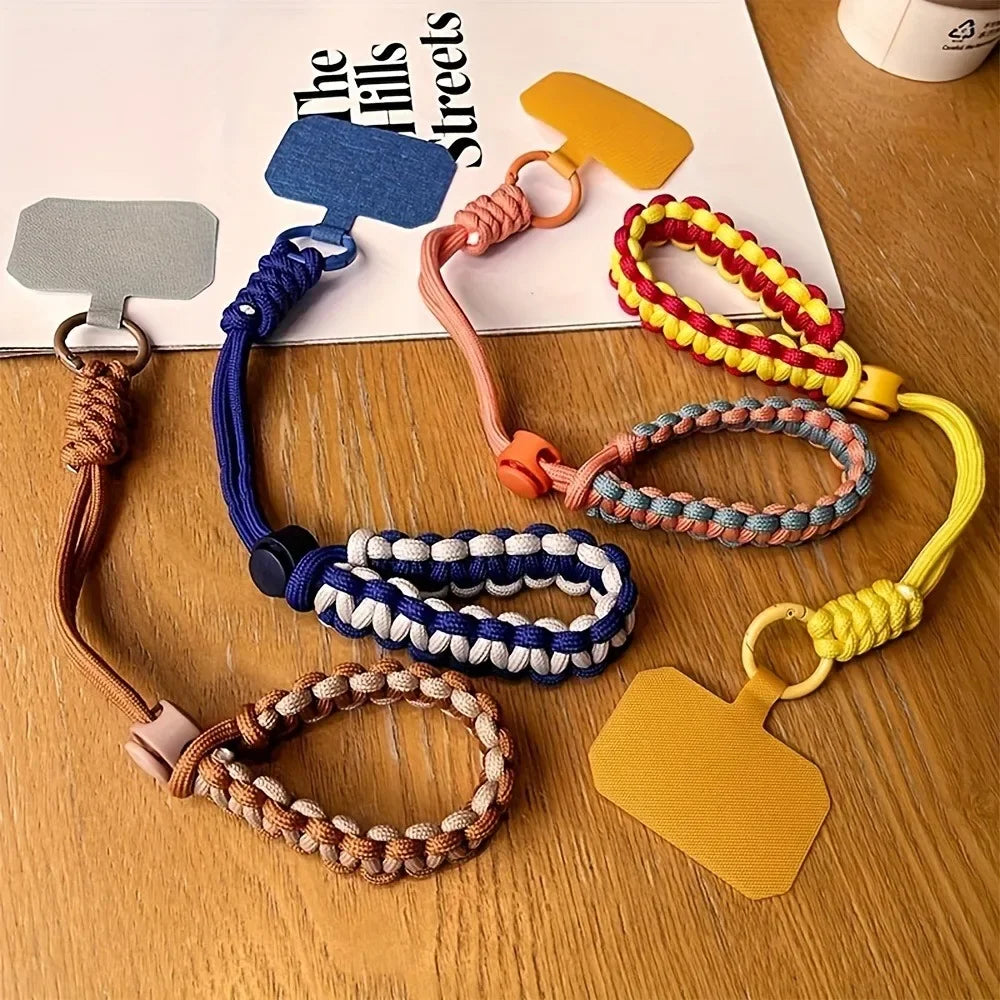 Cute Mobile Phone Lanyard Hanging Decoration Can Be Carried Twist Rope Anti-loss Pendant