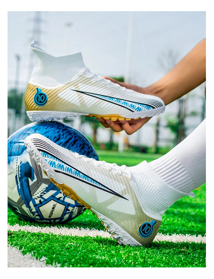 Men FG/TF Football Boots Futsal Professional Unisex Kids