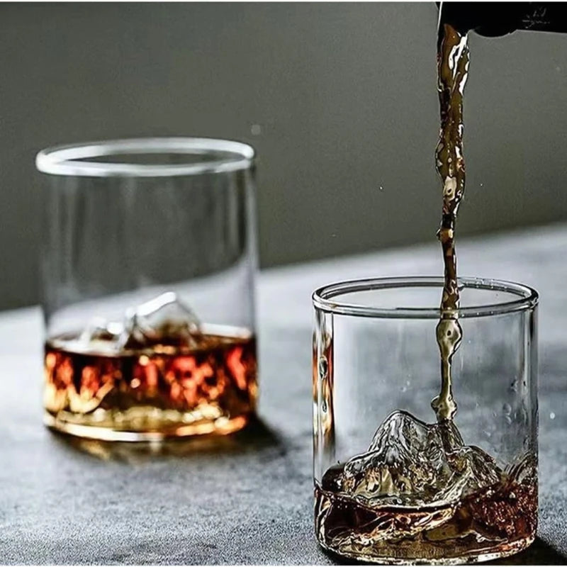 3D Landscape Cup Wine Whiskey cup for Drinking Bourbon Scotch Cocktails