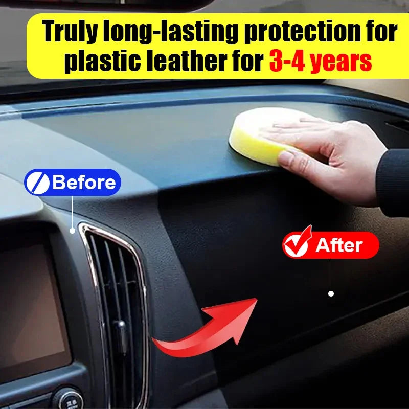 2025 Car Plastic Restorer Back To Black Gloss Plastic Renovator Longlasting Coating Leather Restore Auto Polish Cleaning Products