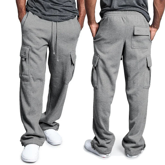 Mens Sweatpants Straight Fit Joggers for Sports and Streetwear