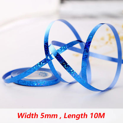 10Meter/Rolls 5mm Balloon Ribbon Party Birthday Wedding Accessorie