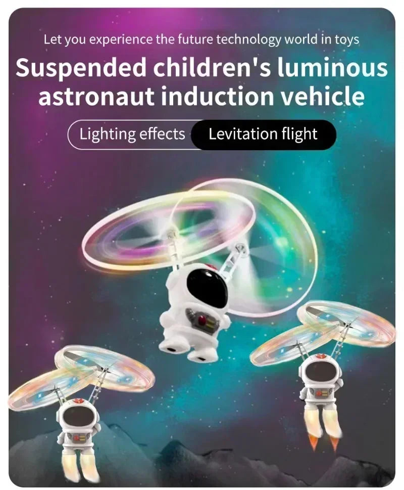 Levitating Luminous Flying Robot Astronaut Toy