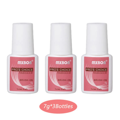 7g Fast-drying Nail Bond Glue Super Strong Adhesive False Nails Glue Acrylic Nail Tips Rhinestones Crystal Diamond Sticky Glue
