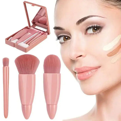 5pcs Travel Size Makeup Brushes Set Mini Makeup Brushes