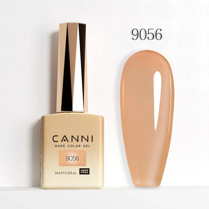 CANNI Hema Free Nail Gel Polish Christmas Red Color Collection Semi Permanent Nail Dehydrator Primer 9ml French Gorgeous Color