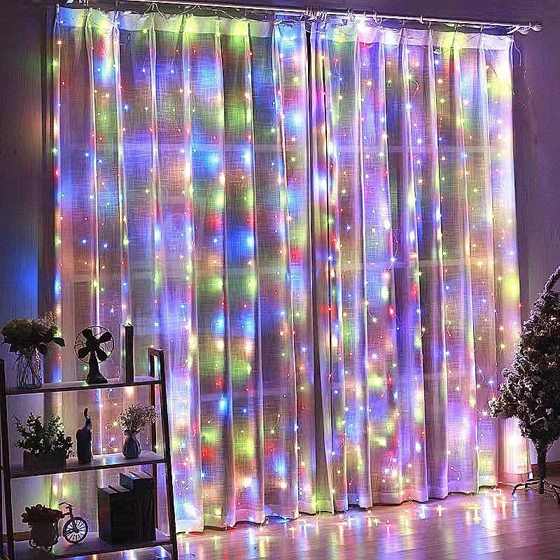 Holiday Light Fairy String Light 3M 4M 6M LED Christmas Decor 8 Mode USB Curtain Light Garland Wedding Party Birthday Decoration