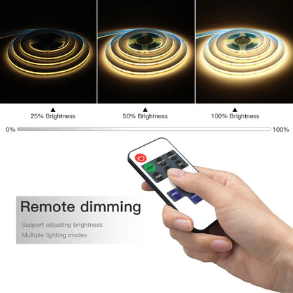 5V COB LED Strip High Density RA90