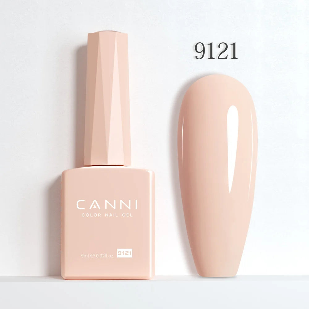 CANNI Hema Free Nail Gel Polish Christmas Red Color Collection Semi Permanent Nail Dehydrator Primer 9ml French Gorgeous Color