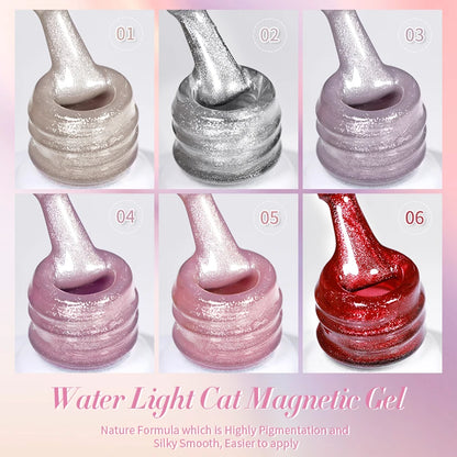 BORN PRETTY 10ml Water Light Cat Magnetic Gel Nail Polish Vernis Semi Permanent Soak Off Crystal Gel Polish For Nails Manicure