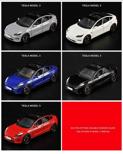 Tesla Model 3 Model Y Alloy Car Model Diecast Metal Toy Vehicles