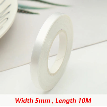 10Meter/Rolls 5mm Balloon Ribbon Party Birthday Wedding Accessorie