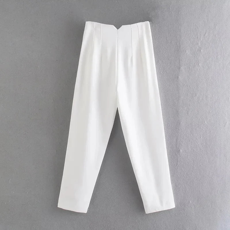 TRAF Fashion Office Wear High waist Pants for Women