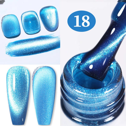 BORN PRETTY 10ml Water Light Cat Magnetic Gel Nail Polish Vernis Semi Permanent Soak Off Crystal Gel Polish For Nails Manicure