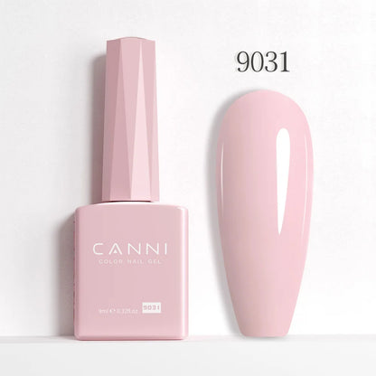 CANNI Hema Free Nail Gel Polish Christmas Red Color Collection Semi Permanent Nail Dehydrator Primer 9ml French Gorgeous Color