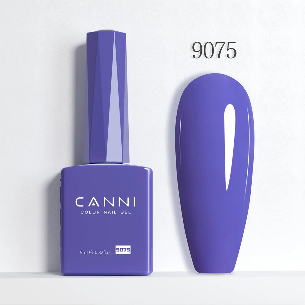 CANNI Hema Free Nail Gel Polish Christmas Red Color Collection Semi Permanent Nail Dehydrator Primer 9ml French Gorgeous Color