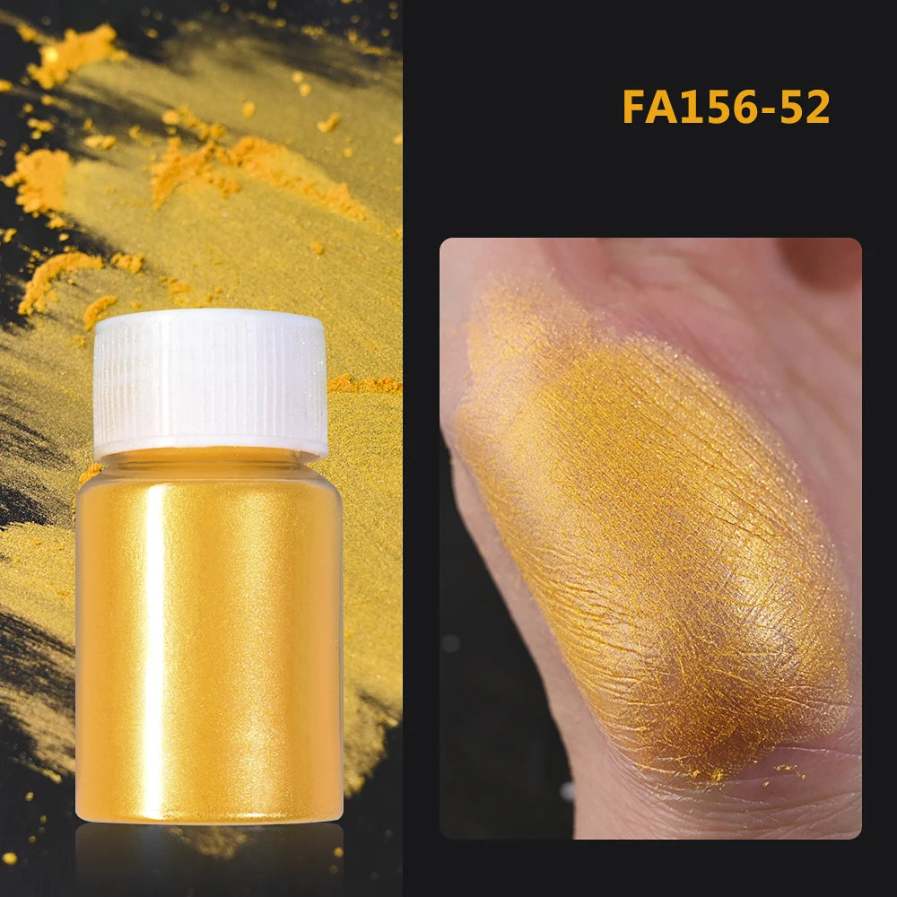 1Bottle Pink/White Pearlescent Nail Art Powder Glitter Mermaid Chrome Mica Pigment For Manicure Decorations Pearl Rubbing Dust