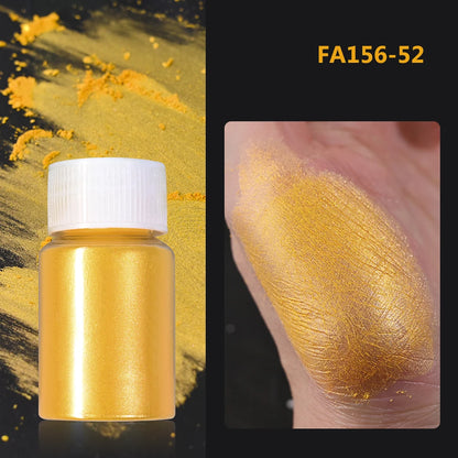1Bottle Pink/White Pearlescent Nail Art Powder Glitter Mermaid Chrome Mica Pigment For Manicure Decorations Pearl Rubbing Dust