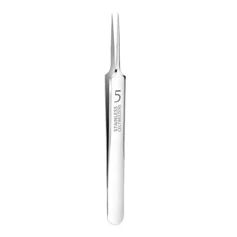 1 Pack Extra Fine No. 5 Cellular Acne Blackhead Tweezers