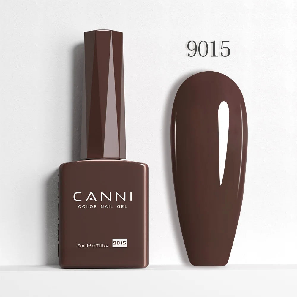 CANNI Hema Free Nail Gel Polish Christmas Red Color Collection Semi Permanent Nail Dehydrator Primer 9ml French Gorgeous Color