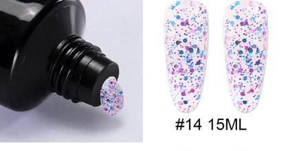Pink/Clear/White Solid Builder Gel For Nails Hard Gel Extension Builder Nail Gel,Non-Sticky 3D Sculpture Diy Nail Poly Art Gel