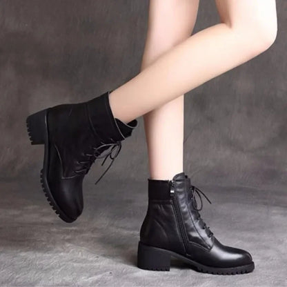 Quality Ladies Shoes Side Zipper Women's Boots