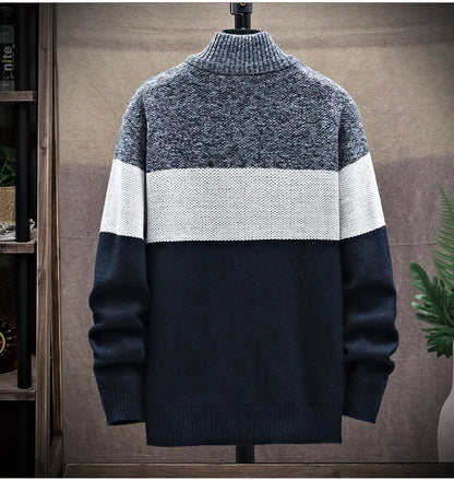 2025 Autumn Winter Cardigan Sweater Men Fleece