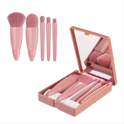 5pcs Travel Size Makeup Brushes Set Mini Makeup Brushes