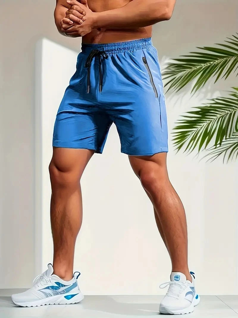 UETEEY Summer Shorts Men Gym Sport Running Squat Pants