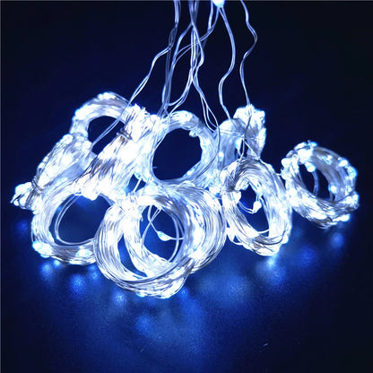 Holiday Light Fairy String Light 3M 4M 6M LED Christmas Decor 8 Mode USB Curtain Light Garland Wedding Party Birthday Decoration