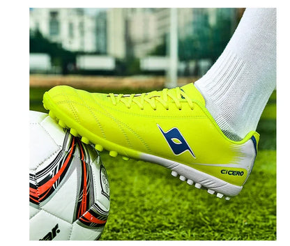 New Spring Summer Fashionable Children's Soccer Shoes Hard Bottom Running Shoes