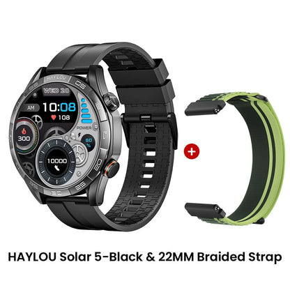 HAYLOU Solar 5 Voice Calling Smartwatch 1.58'' AMOLED Display 60Hz Smart Watch