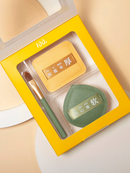 Soft Air Cushion Puff Makeup Blender Sponges Elastic Marshmallow Cosmetic Foundation Powder Set Powder Puff Set Box